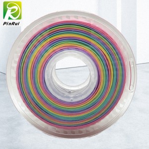 Pinrui 3D-tulostin 1.75mm PLA Rainbow Filamentti 3D-tulostimella