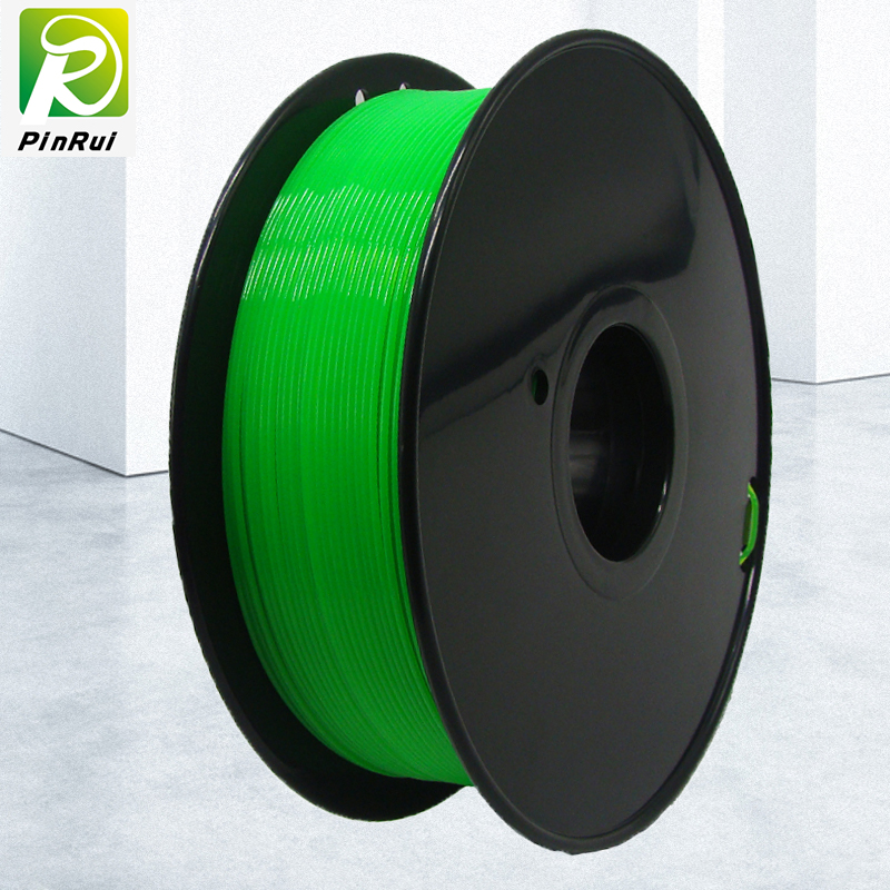 Pinrui Korkealaatuinen 1KG 3D PLA-tulostimen filamentti vihreä väri