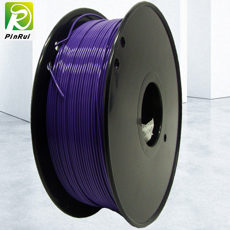 Pinrui korkealaatuinen 1kg 3D PLA-tulostimen filamentti Dark violetti väri