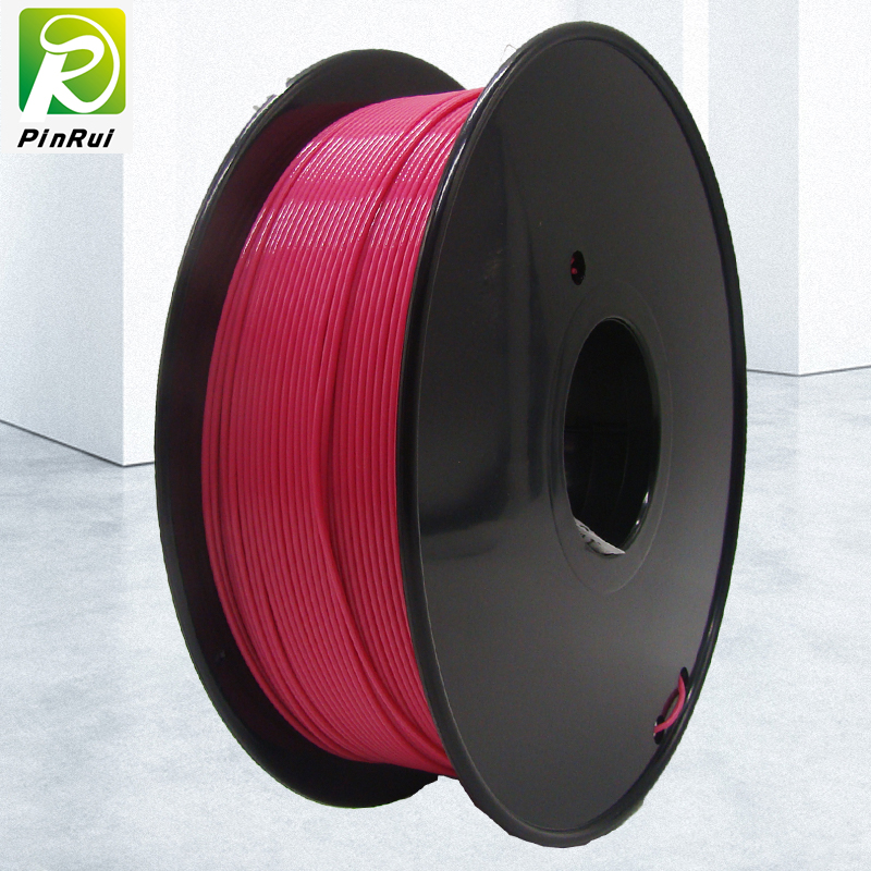 Pinrui korkealaatuinen 1kg 3D PLA-tulostin Filamentti Dark PinkColor