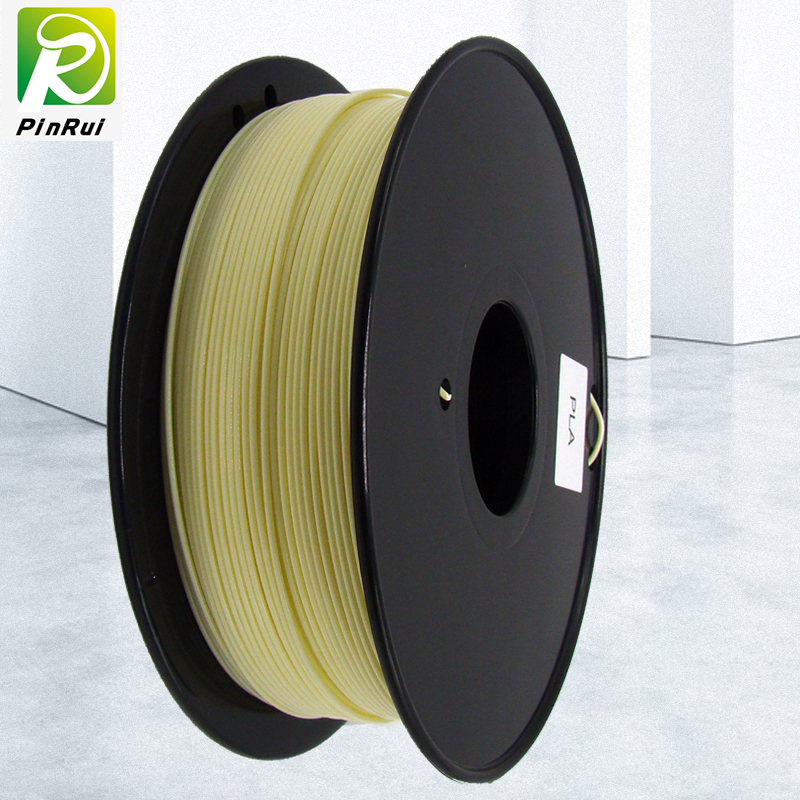 Pinrui Korkealaatuinen 1KG 3D PLA-tulostimen filamentti Yellow 9140c väri