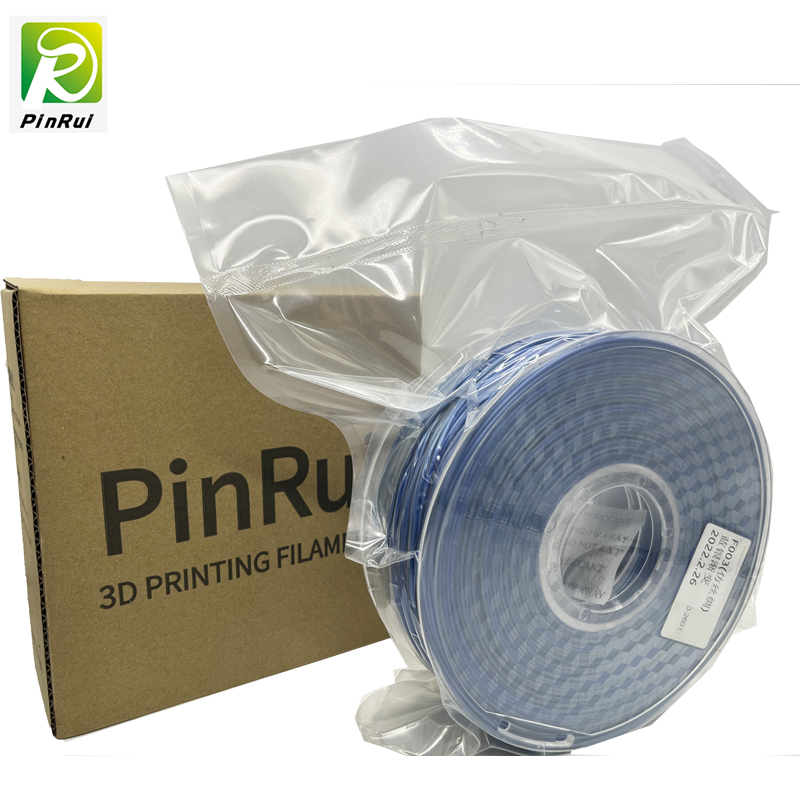 Pinrui Korkealaatuinen Blue-Silver Rainbow 1.75mm 3D-tulostin PLA Filamentti