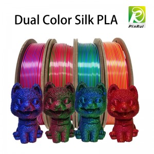 PLA -filamentti Silk Dual Color Filamentti, 1,75 mm 3D -hehkulanka, 3D -tulostinhahlan